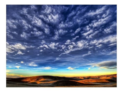 1000 Teile Puzzles – Herausforderung Spielzeug-Wolken,Himmel,Linien 70x50cm von THISIT