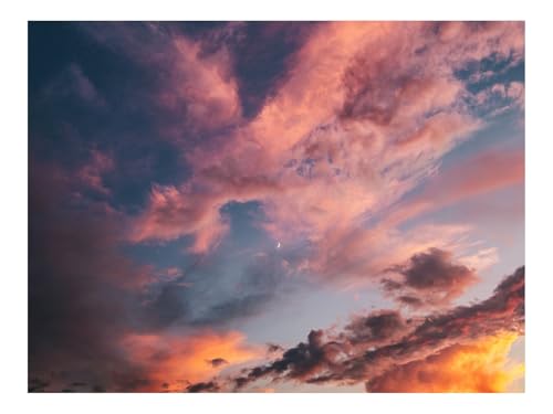 1000 Teile Puzzles – Herausforderung Spielzeug-Wolken,Himmel,Sonnenuntergang 70x50cm von THISIT