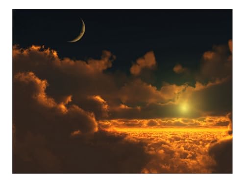 1000 Teile Puzzles – Herausforderung Spielzeug-Wolken,Sonne,Mond 70x50cm von THISIT