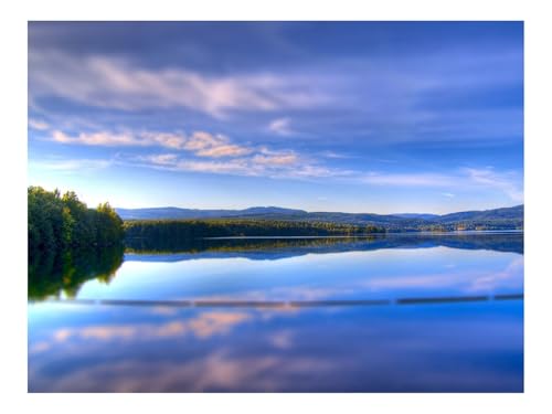 1000 Teile Puzzles – Herausforderung Spielzeug-Wolken,Stausee,Bäume 70x50cm von THISIT