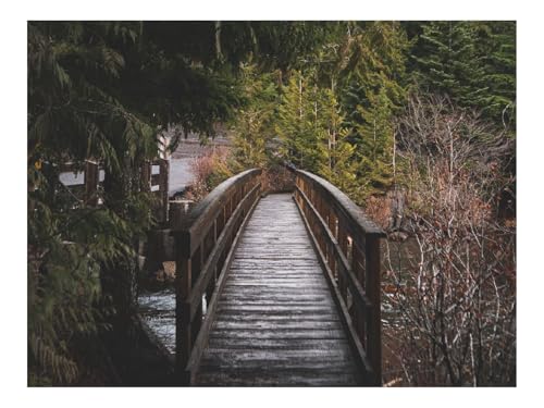 1000 Teile Puzzles – Herausforderungsspielzeug-Brücke,Holz,Fluss 70x50cm 1000 Teile Puzzles – Herausforderungsspielzeug-Brücke,Holz,Fluss 70x50cm von THISIT