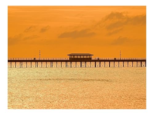 1000 Teile Puzzles für Erwachsene PäDagogisches Spiel-Brücke,Sonnenuntergang,Linse,Flare 70x50cm 1000 Teile Puzzles für Erwachsene PäDagogisches Spiel-Brücke,Sonnenuntergang,Linse,Flare 70x50cm von THISIT