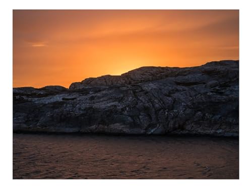 1000 Teile Puzzles für Erwachsene PäDagogisches Spiel-Felsen,Meer,Blendung,Steine,Sonnenuntergang 70x50cm von THISIT