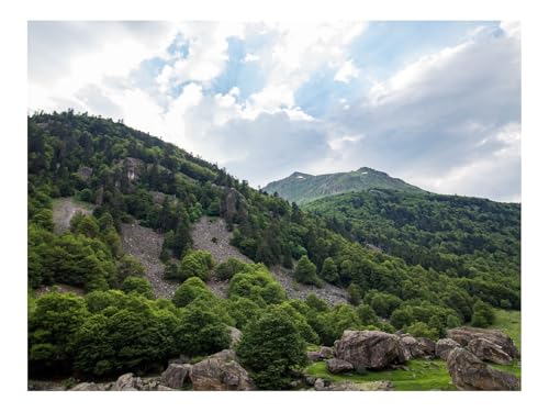 1000 Teile Puzzles für Erwachsene PäDagogisches Spiel-Fluss,Steine,Berge,Wolken 70x50cm von THISIT
