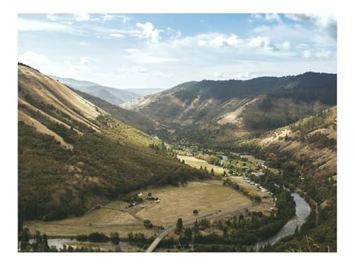 1000 Teilige Puzzles für Erwachsene Lernspiel-Berge,Tal,Fluss,Straße,Bäume 70x50cm 1000 Teilige Puzzles für Erwachsene Lernspiel-Berge,Tal,Fluss,Straße,Bäume 70x50cm von THISIT