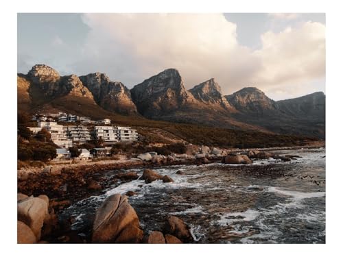 1000 Teilige Puzzles für Erwachsene Lernspiel-Küste,Berge,Felsen 70x50cm von THISIT