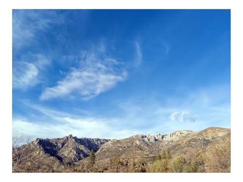 1500 Teile Erwachsenenpuzzle ab 14 Jahren-Berge,Felsen,Gipfel,Himmel,Wolken 87x57cm von THISIT