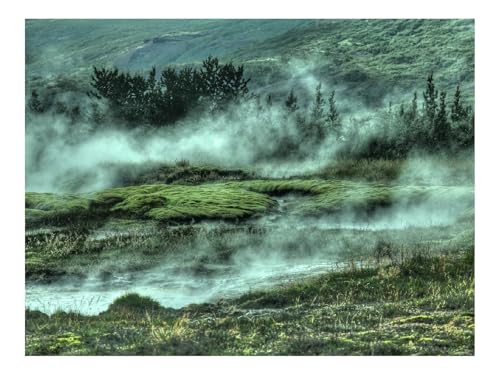 1500 Teile Erwachsenenpuzzle ab 14 Jahren-Büsche,Hügel,Nebel 87x57cm 1500 Teile Erwachsenenpuzzle ab 14 Jahren-Büsche,Hügel,Nebel 87x57cm von THISIT