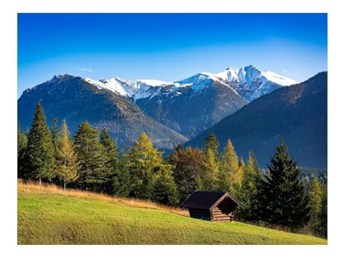 1500 Teile Erwachsenenpuzzle ab 14 Jahren-Gebäude,Hang,Bäume 87x57cm von THISIT