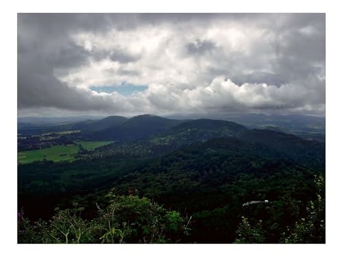 1500 Teile Erwachsenenpuzzle ab 14 Jahren-Hügel,Bäume,Sträucher,Himmel 87x57cm von THISIT