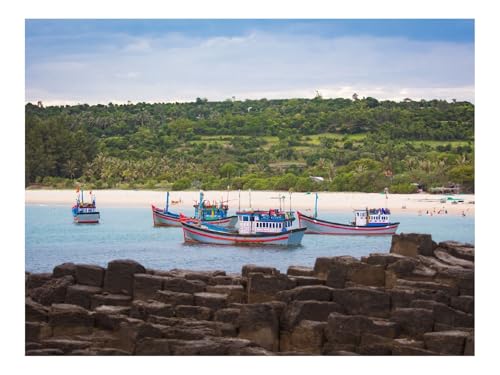 1500 Teile Erwachsenenpuzzle ab 14 Jahren-Küste,Boot,Meer 87x57cm 1500 Teile Erwachsenenpuzzle ab 14 Jahren-Küste,Boot,Meer 87x57cm von THISIT