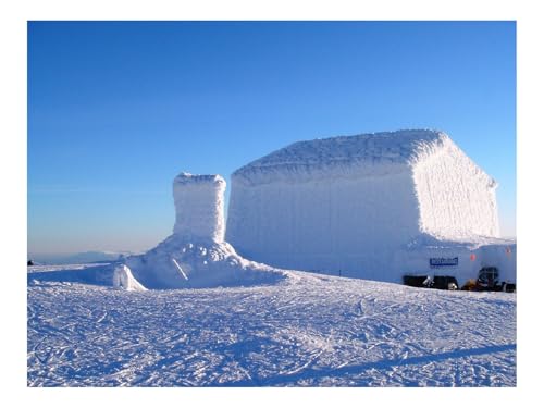 1500 Teile Farbenfrohes Puzzle Damen,Herren-Haus,Schneeverwehungen,Schnee,Figuren 87x57cm 1500 Teile Farbenfrohes Puzzle Damen,Herren-Haus,Schneeverwehungen,Schnee,Figuren 87x57cm von THISIT