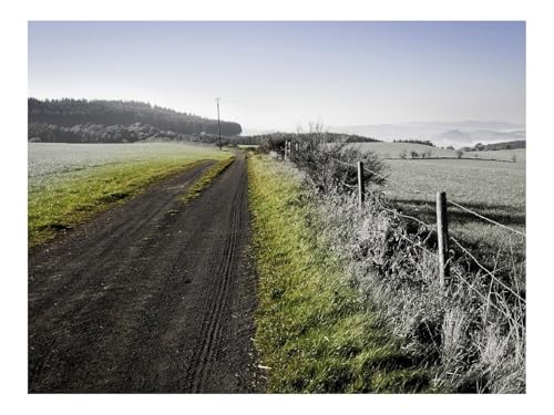 1500 Teile Klassisches Puzzle für Erwachsene Und Kinder-Straße,Land,Farben,Wirkung,Schutz,Gras 87x57cm von THISIT
