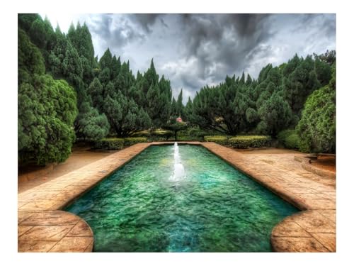 1500 Teile Puzzle Familienspiel für MäNner & Frauen-Pool,Brunnen,Holz,Bewölkt,Farben 87x57cm 1500 Teile Puzzle Familienspiel für MäNner & Frauen-Pool,Brunnen,Holz,Bewölkt,Farben 87x57cm von THISIT