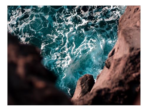 1500 Teile Puzzle für Erwachsene Und Kinder ab 14 Jahren-Klippe,Meer,Wellen 87x57cm von THISIT