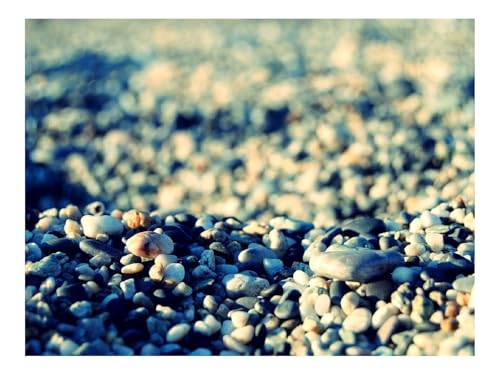 1500 Teile Puzzle für Erwachsene Und Kinder ab 14 Jahren-Steine,Strand,Kiesel,Schatten,Grau 87x57cm von THISIT