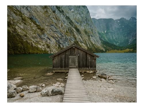 1500 Teile Puzzles – Herausforderung Spielzeug-Gebäude,Pier,Felsen 87x57cm von THISIT