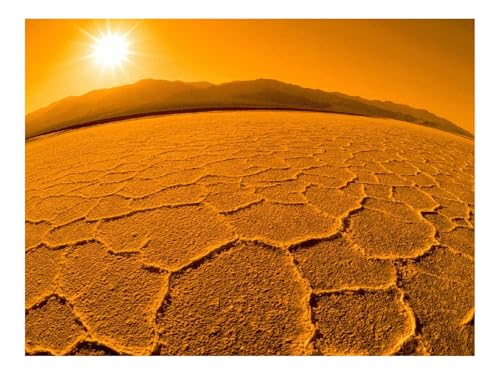 1500 Teile Puzzles – Herausforderung Spielzeug-Wüste,Dürre,Sonne 87x57cm von THISIT