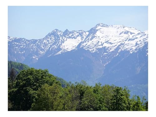 1500 Teile Puzzles für Erwachsene PäDagogisches Spiel-Bäume,Gras,Berge,Schnee,Landschaft 87x57cm von THISIT