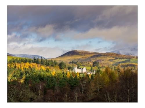 1500 Teile Puzzles für Erwachsene PäDagogisches Spiel-Burg,Hügel,Bäume 87x57cm von THISIT