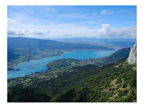 1500 Teile Puzzles für Erwachsene PäDagogisches Spiel-Küste,Fluss,Bäume 87x57cm von THISIT
