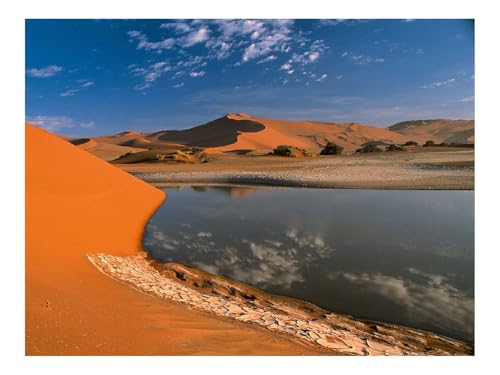 1500 Teile Puzzles für Erwachsene PäDagogisches Spiel-Wüste,Wasser,Sand 87x57cm von THISIT