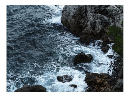 1500 Teile WunderschöNes Dekoration Puzzle Geschenke-Fels,Steine,Meer,Schaum 87x57cm von THISIT