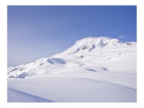 500 Teile Erwachsenenpuzzle ab 14 Jahren-Berg,Schnee,Hang,Natur,Weiß 52x38cm von THISIT