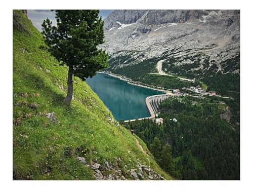 500 Teile Erwachsenenpuzzle ab 14 Jahren-Berge,Bäume,See,Damm,Landschaft 52x38cm 500 Teile Erwachsenenpuzzle ab 14 Jahren-Berge,Bäume,See,Damm,Landschaft 52x38cm von THISIT