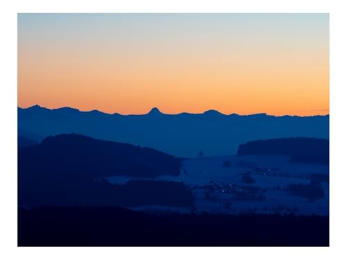 500 Teile Erwachsenenpuzzle ab 14 Jahren-Berge,Tal,Dämmerung,Dunkel,Landschaft 52x38cm 500 Teile Erwachsenenpuzzle ab 14 Jahren-Berge,Tal,Dämmerung,Dunkel,Landschaft 52x38cm von THISIT