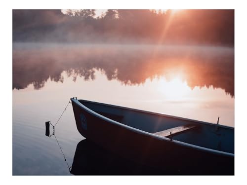 500 Teile Erwachsenenpuzzle ab 14 Jahren-Boot,Nebel,Strahlen,Wasser 52x38cm 500 Teile Erwachsenenpuzzle ab 14 Jahren-Boot,Nebel,Strahlen,Wasser 52x38cm von THISIT