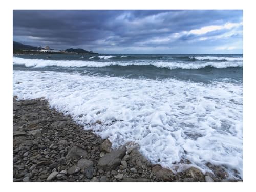 500 Teile Erwachsenenpuzzle ab 14 Jahren-Ufer,Meer,Wellen,Horizont,Surfer,Landschaft 52x38cm 500 Teile Erwachsenenpuzzle ab 14 Jahren-Ufer,Meer,Wellen,Horizont,Surfer,Landschaft 52x38cm von THISIT
