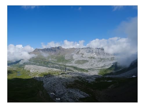 500 Teile Puzzle Erwachsene-Berg,Landform,Wolken,Landschaft,Natur 52x38cm von THISIT