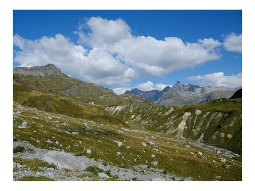 500 Teile Puzzle Erwachsene-Berge,Hügel,Landschaft,Natur 52x38cm von THISIT