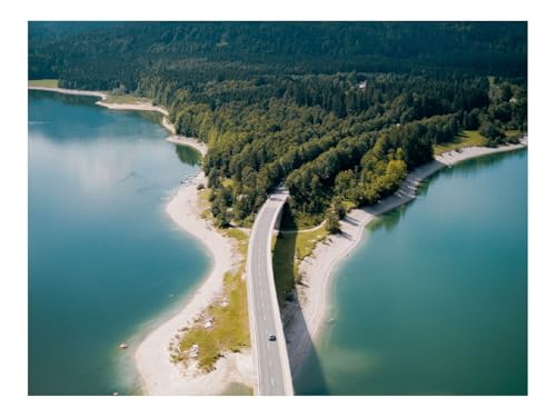 500 Teile Puzzle Erwachsene-Brücke,Fluss,Berge 52x38cm 500 Teile Puzzle Erwachsene-Brücke,Fluss,Berge 52x38cm von THISIT