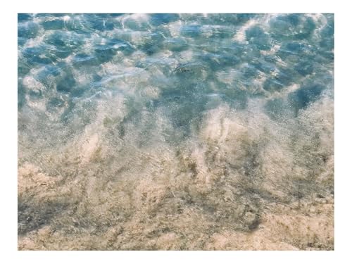 500 Teile Puzzle Puzzlespiele für Die Ganze Familie-Strand,Sand,Meer,Wasser,Wellen,Luftaufnahme 52x38cm von THISIT