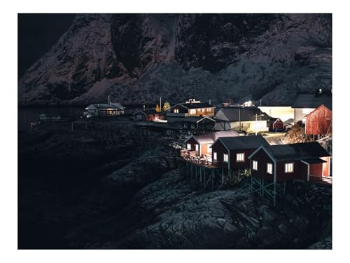 500 Teile Puzzle für Erwachsene Und Kinder ab 14 Jahren-Gebäude,Nacht,Felsen 52x38cm 500 Teile Puzzle für Erwachsene Und Kinder ab 14 Jahren-Gebäude,Nacht,Felsen 52x38cm von THISIT