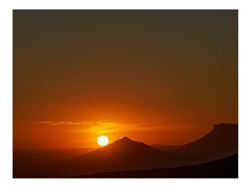 500 Teile Puzzles – Herausforderung Spielzeug-Berge,Sonne,Sonnenuntergang,Himmel 52x38cm von THISIT