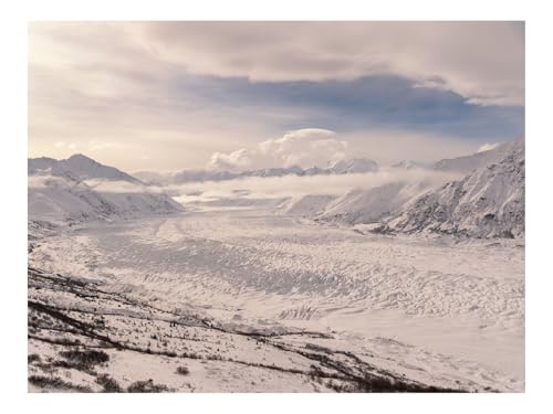 500 Teile Puzzles – Herausforderung Spielzeug-Gletscher,Schnee,Relief 52x38cm von THISIT