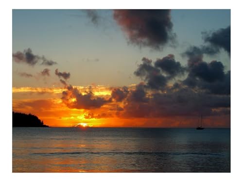 500 Teile Puzzles – Herausforderung Spielzeug-Niedergang,Hawaii,Abend 52x38cm von THISIT