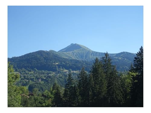 500 Teile Puzzles – Herausforderungsspielzeug-Berge,Gipfel,Bäume,Landschaft,Natur 52x38cm von THISIT