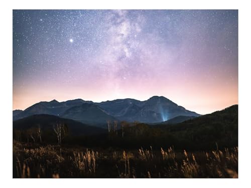 500 Teile Puzzles – Herausforderungsspielzeug-Berge,Nebel,Sterne,Bäume 52x38cm 500 Teile Puzzles – Herausforderungsspielzeug-Berge,Nebel,Sterne,Bäume 52x38cm von THISIT