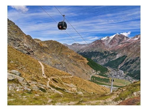 500 Teile Puzzles – Herausforderungsspielzeug-Berge,Seilbahn,Kabine,Natur,Reisen 52x38cm 500 Teile Puzzles – Herausforderungsspielzeug-Berge,Seilbahn,Kabine,Natur,Reisen 52x38cm von THISIT