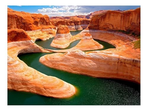 500 Teile Puzzles – Herausforderungsspielzeug-Canyon,Fluss,Berge 52x38cm 500 Teile Puzzles – Herausforderungsspielzeug-Canyon,Fluss,Berge 52x38cm von THISIT