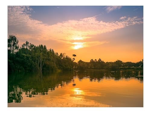 500 Teile Puzzles für Erwachsene PäDagogisches Spiel-Bäume,See,Sonnenuntergang,Natur 52x38cm 500 Teile Puzzles für Erwachsene PäDagogisches Spiel-Bäume,See,Sonnenuntergang,Natur 52x38cm von THISIT