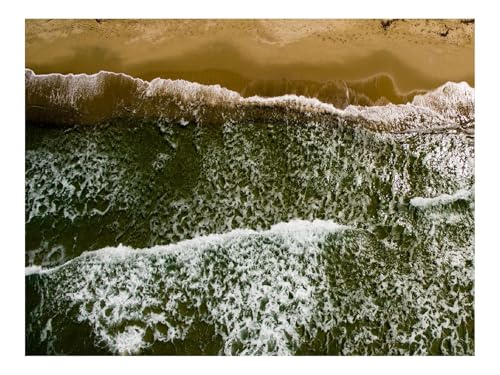 500 Teile Puzzles für Erwachsene PäDagogisches Spiel-Meer,Strand,Luftaufnahme,Wellen 52x38cm von THISIT