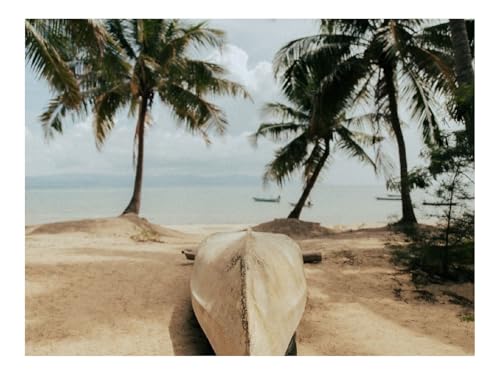 500 Teile Puzzles für Erwachsene PäDagogisches Spiel-Strand,Sand,Boot,Palmen,Meer 52x38cm 500 Teile Puzzles für Erwachsene PäDagogisches Spiel-Strand,Sand,Boot,Palmen,Meer 52x38cm von THISIT