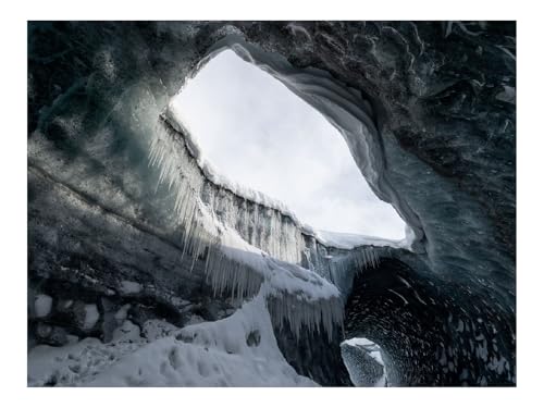 Puzzle 1000 Elemente - DIY-Spiel-Höhle,EIS,Eiszapfen 70x50cm von THISIT