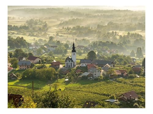 Puzzle 1000 Elemente - DIY-Spiel-Kapelle,Häuser,Gebäude 70x50cm von THISIT