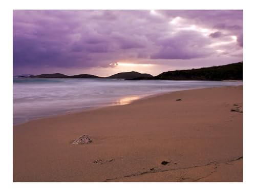 Puzzle 1000 Teile,Buntes Legespiel-Küste,Strand,Abend,Meer 70x50cm von THISIT